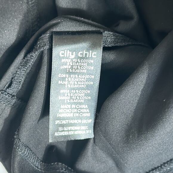 City Chic Ahoy Sailor Belted Fit Flare Dress Sleeveless Black White Nautical 20 - Picture 12 of 13